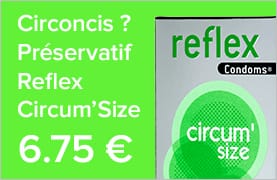 Préservatif pouir les circoncis Reflex Circum Size x12