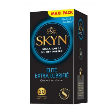 Préservatif Skyn Élite extra lubrifié x20