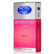 Préservatif Protex Anatomic Rose x12