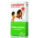 Préservatifs Condomi Stimulation x10