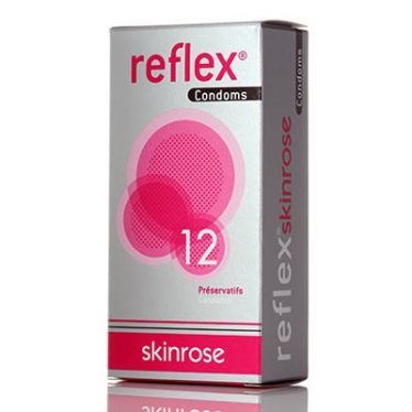Préservatifs Reflex Condoms Skinrose x12
